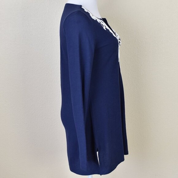 Lilly Pulitzer Westley True Navy Tunic Top - S - Picture 7 of 9